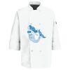 Eight Pearl Button Chef Coat with Thermometer Pocket Thumbnail