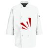 Eight Pearl Button Chef Coat with Thermometer Pocket Thumbnail