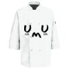 Eight Pearl Button Chef Coat with Thermometer Pocket Thumbnail