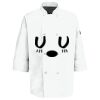 Eight Pearl Button Chef Coat with Thermometer Pocket Thumbnail
