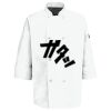Eight Pearl Button Chef Coat with Thermometer Pocket Thumbnail