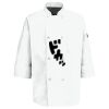 Eight Pearl Button Chef Coat with Thermometer Pocket Thumbnail