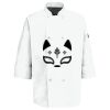 Eight Pearl Button Chef Coat with Thermometer Pocket Thumbnail