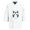 Eight Pearl Button Chef Coat with Thermometer Pocket Thumbnail