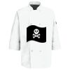 Eight Pearl Button Chef Coat with Thermometer Pocket Thumbnail