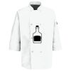 Eight Pearl Button Chef Coat with Thermometer Pocket Thumbnail