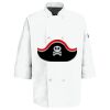 Eight Pearl Button Chef Coat with Thermometer Pocket Thumbnail