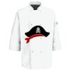 Eight Pearl Button Chef Coat with Thermometer Pocket Thumbnail