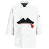 Eight Pearl Button Chef Coat with Thermometer Pocket Thumbnail