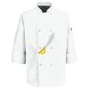 Eight Pearl Button Chef Coat with Thermometer Pocket Thumbnail