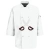 Eight Pearl Button Chef Coat with Thermometer Pocket Thumbnail