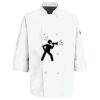 Eight Pearl Button Chef Coat with Thermometer Pocket Thumbnail