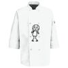 Eight Pearl Button Chef Coat with Thermometer Pocket Thumbnail