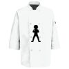 Eight Pearl Button Chef Coat with Thermometer Pocket Thumbnail