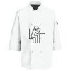 Eight Pearl Button Chef Coat with Thermometer Pocket Thumbnail