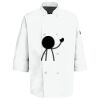 Eight Pearl Button Chef Coat with Thermometer Pocket Thumbnail