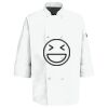 Eight Pearl Button Chef Coat with Thermometer Pocket Thumbnail
