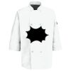 Eight Pearl Button Chef Coat with Thermometer Pocket Thumbnail