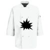 Eight Pearl Button Chef Coat with Thermometer Pocket Thumbnail