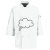 Eight Pearl Button Chef Coat with Thermometer Pocket Thumbnail