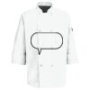 Eight Pearl Button Chef Coat with Thermometer Pocket Thumbnail