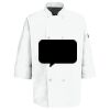 Eight Pearl Button Chef Coat with Thermometer Pocket Thumbnail