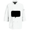 Eight Pearl Button Chef Coat with Thermometer Pocket Thumbnail