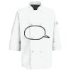 Eight Pearl Button Chef Coat with Thermometer Pocket Thumbnail