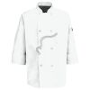 Eight Pearl Button Chef Coat with Thermometer Pocket Thumbnail