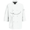 Eight Pearl Button Chef Coat with Thermometer Pocket Thumbnail