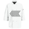 Eight Pearl Button Chef Coat with Thermometer Pocket Thumbnail