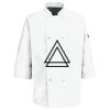 Eight Pearl Button Chef Coat with Thermometer Pocket Thumbnail