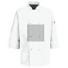 Eight Pearl Button Chef Coat with Thermometer Pocket Thumbnail