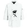 Eight Pearl Button Chef Coat with Thermometer Pocket Thumbnail