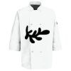 Eight Pearl Button Chef Coat with Thermometer Pocket Thumbnail