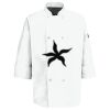 Eight Pearl Button Chef Coat with Thermometer Pocket Thumbnail