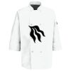 Eight Pearl Button Chef Coat with Thermometer Pocket Thumbnail