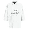 Eight Pearl Button Chef Coat with Thermometer Pocket Thumbnail