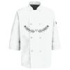 Eight Pearl Button Chef Coat with Thermometer Pocket Thumbnail