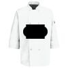 Eight Pearl Button Chef Coat with Thermometer Pocket Thumbnail