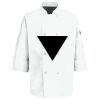 Eight Pearl Button Chef Coat with Thermometer Pocket Thumbnail