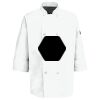Eight Pearl Button Chef Coat with Thermometer Pocket Thumbnail