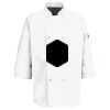 Eight Pearl Button Chef Coat with Thermometer Pocket Thumbnail