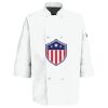 Eight Pearl Button Chef Coat with Thermometer Pocket Thumbnail
