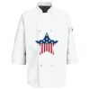 Eight Pearl Button Chef Coat with Thermometer Pocket Thumbnail