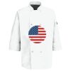 Eight Pearl Button Chef Coat with Thermometer Pocket Thumbnail