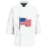 Eight Pearl Button Chef Coat with Thermometer Pocket Thumbnail