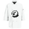 Eight Pearl Button Chef Coat with Thermometer Pocket Thumbnail