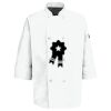 Eight Pearl Button Chef Coat with Thermometer Pocket Thumbnail