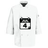 Eight Pearl Button Chef Coat with Thermometer Pocket Thumbnail